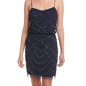 Aidan Mattox Blouson Cocktail Dress